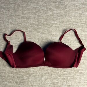 Elegant Burgundy Women's Bra